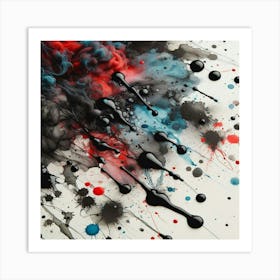 Ink Splatter 1 Affiche