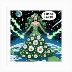 I Am The Earth Art Print