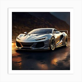 Firefly Sport Car 58055 (5) Art Print