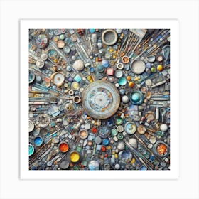 Mosaic. Art Print