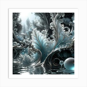 Waves Of Life 5 1 Art Print