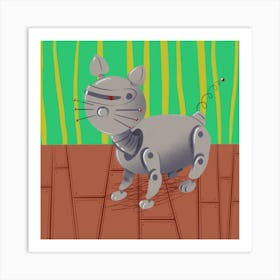 Robocat Art Print