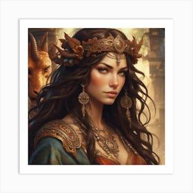 Elven Beauty 2 1 Art Print