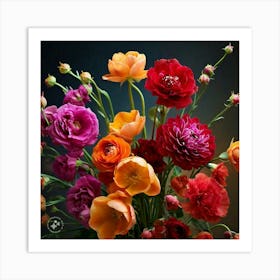 Flowers In A Vase Art Print