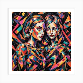 Mother and Daughter Art Print