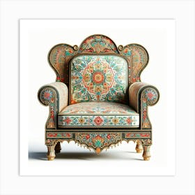 Ornate Chair 7 Art Print