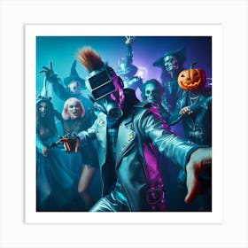 Halloween Party3 Art Print