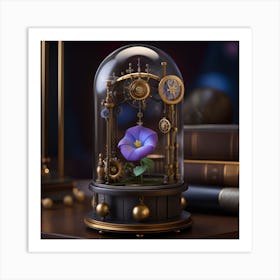 Clockwork Flower Art Print