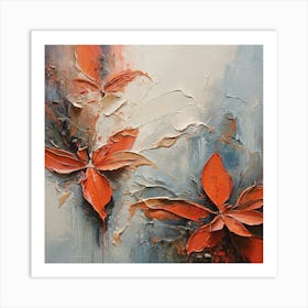 Tropical flower, Abstract Art Print