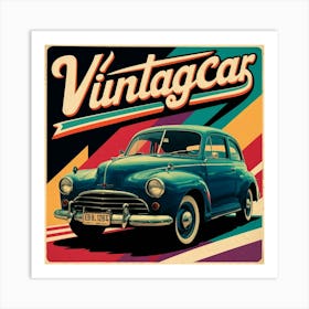 Vintage Car Art Print