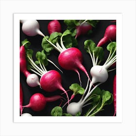 Radishes 13 Art Print