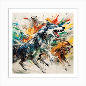 Wolf Pack 1 Art Print