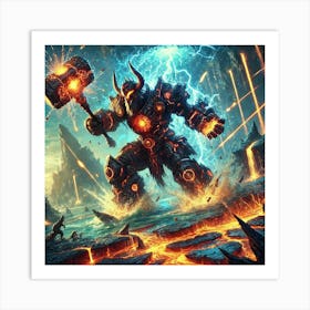 Tidal Juggernauts 2 Art Print