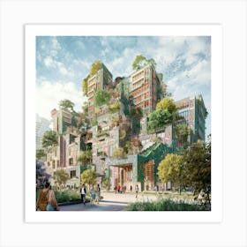 Green City Art Print