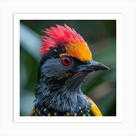 Red-Throated Woodpecker Art Print