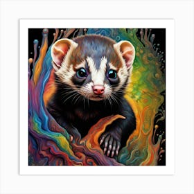 Ferret 1 Art Print