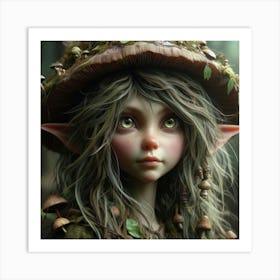 Elven Girl 1 Art Print