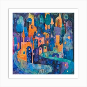 Fairytale City 6 Art Print