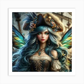 Mermaid Fairy Art Print