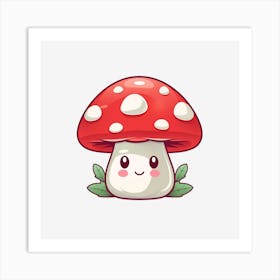 Cute Mushroom Art Print