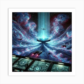 Nebula Shroud Disruption Art Print