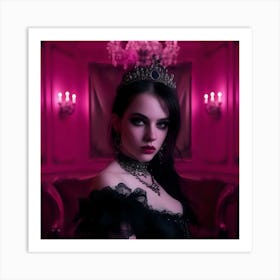 Gothic Beauty 11 Art Print