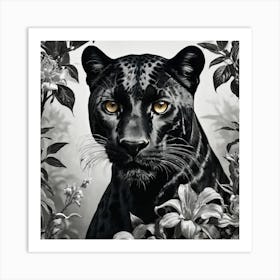 Black Panther 1 Art Print