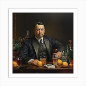 Man At The Bar Art Print