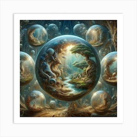 Spheres Of Life 1 Art Print