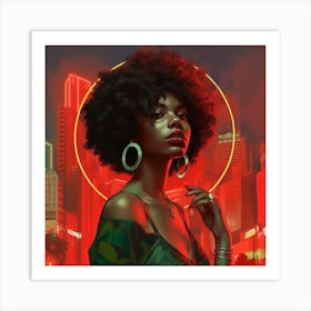 Afrofuturism 11 Art Print