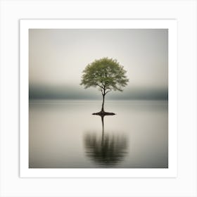 Lone Tree 4 Art Print