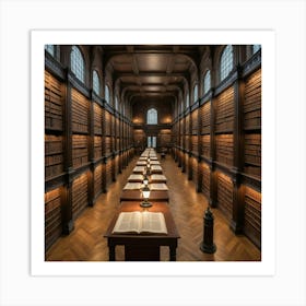 Library 1 Art Print