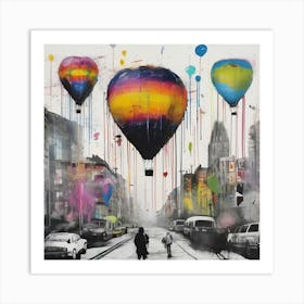 Hot Air Balloons 2 Art Print