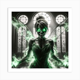 Dark Tinker Bell Art Print