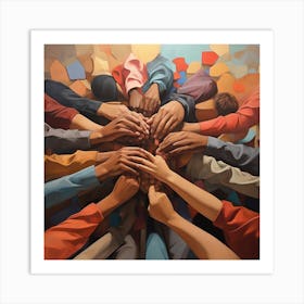 Teamwork Art Print