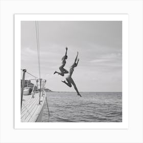 Ocean Jump Art Print