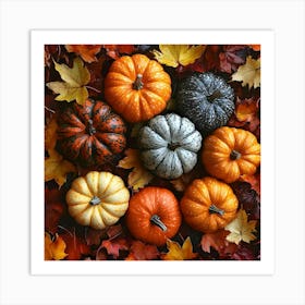 The Pumpkin Harvest 4 Art Print