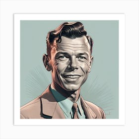 Frank Sinatra Classic Singer Art Print