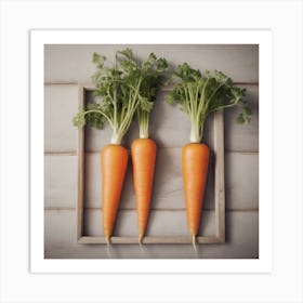 Carrots Stock Videos & Royalty-Free Footage 2 Art Print