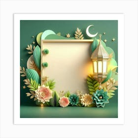 Ramadan Greeting Card 29 Art Print