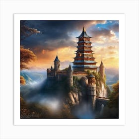 Fantasy Castle 3 Art Print