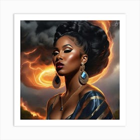 Ebony Art Print