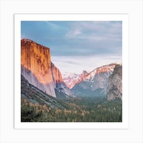 Yosemite Valley View Art Print