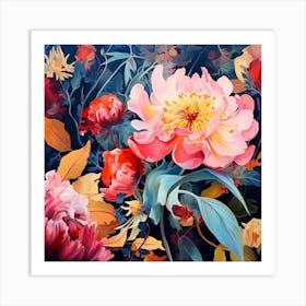 Peonies 1 Art Print