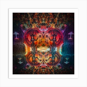 chaos and order. Art Print