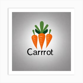 Carrot Logo 5 Art Print