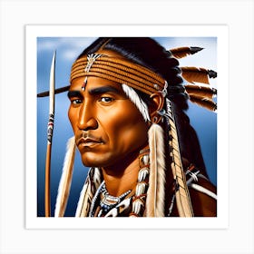 Indian Chief 2 Art Print