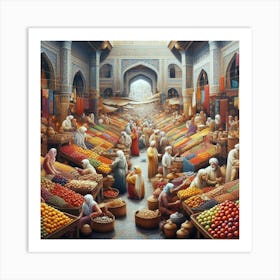 Islamic Market Art Print