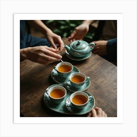 Tea Art 166 Art Print