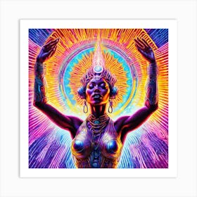 Goddess Of The Sun Art Print